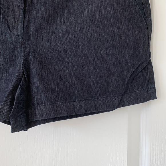 NWT LOFT Dark Rinse 4” Inseam Jean Shorts - Picture 5 of 11